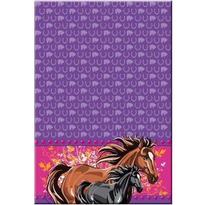 Folat - PE Tafelkleed Paarden (130x180cm)