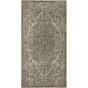 Vintage handgeweven vloerkleed - tapijt - Setar 232 x 121