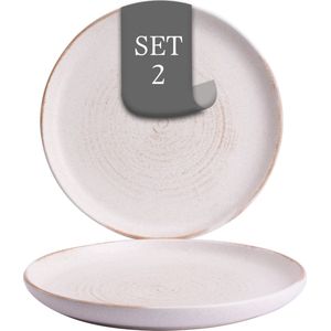 Costa Nova Bord Vermont 27 cm Offwhite Stoneware 2 stuk(s)