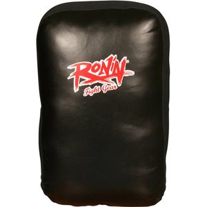 Ronin Heavy Duty Striking Pad Leather - Zwart