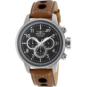 Invicta S1 Rally 90102 Heren Horloge - Waterdicht - Analoog - Quartz Uurwerk - Roestvrij Staal met grijze Wijzerplaat - 48mm