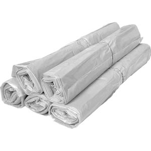 Afvalzakken 63x70 cm HDPE T15 - 50 Liter transparant - Doos 1000 stuks