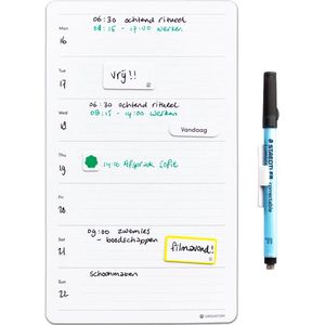 GreenStory - Weekplanner - Sticky Whiteboard - met Sticky Pen