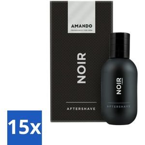 Amando - Noir - Aftershave - Voor Mannen - 50 ml - Bulkverpakking - 15 stuks