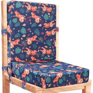 Inovra ® Verhoogde Kinderzitjes voor Eettafel, Draagbaar en Veilig, Set van 2, Wasbaar