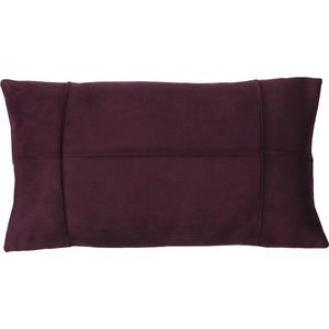 Kussen ruit aubergine 35x62cm