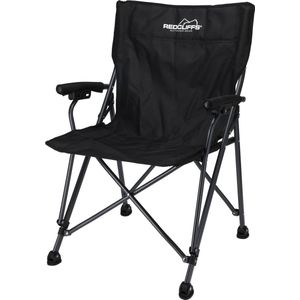 Redcliffs Campingstoel Vouwbaar Zwart 61x60x88 Cm