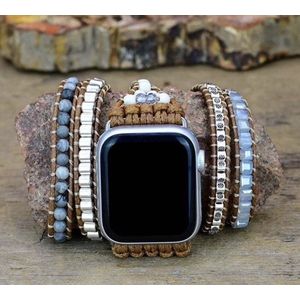 Apple watch bandje - bohemian - wikkelarmband - ibiza stijl - boho - alle generaties