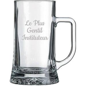 Bierpul gegraveerd - 50cl - Le Plus Gentil Instituteur