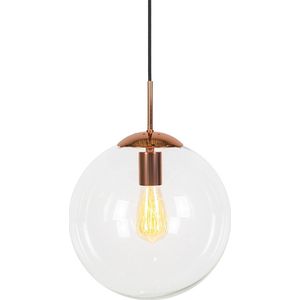 QAZQA ball - Moderne Hanglamp - 1 lichts - Ø 300 mm - Koper - Woonkamer | Slaapkamer | Keuken