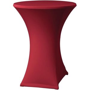 statafelrok stretch D2 - Ø 80-85cm - incl. topcover - bordeaux