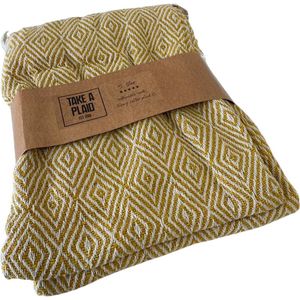 Take A Plaid - Plaid - deken - sprei - Eco - katoen - recycled - 125 x 150 cm - TH-25-28
