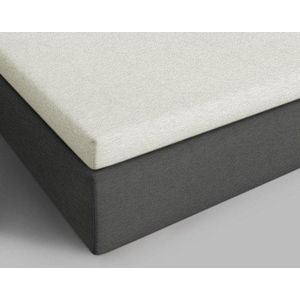 Home Care Topper Hoeslaken Dubbel Jersey - 160/180x200 - Crème