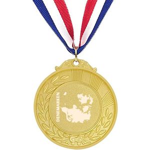 Akyol - denemarken medaille goudkleuring - Piloot - denemarken cadeau - beste land - leuk cadeau voor je vriend om te geven