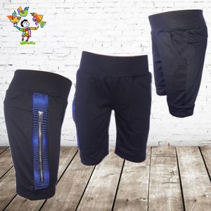 Jongens korte broek zwart blauw 2 -Papillon-98/104-Korte broeken