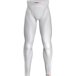 Knapman Zoned Compression Long Pants 45% Wit | Compressie Legging voor Heren | Maat XL