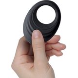 ROCKS-OFF - SPIRE VIBRATING LIQUID SILICONE COCKRING BLACK cock ring toys for men
