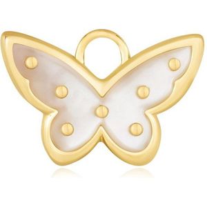 Ania Haie AH EC055-04G Pop Charms Dames Hanger - Sieraad - Zilver - Goudkleurig - 925 Zilver - Parel - 20 mm breed - 17 mm lang