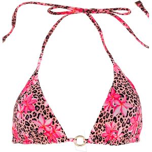 Untouched - Bikini top M Leopard Flower - Beachwear - Bikini top dames - Bikini dames - Strandkleding