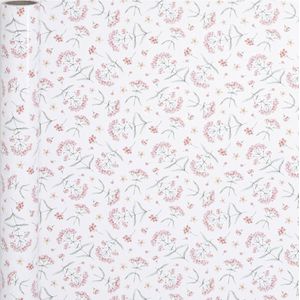 Inpakpapier. bloemen. B: 50 cm. 80 gr. 5 m/ 1 rol