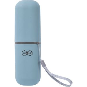 JU&MP Reisetui - Tandenborstel - Badkamer Accessoires - Tandenborstelhouder - Travel - Blauwgrijs