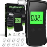 Goedgekeurde Elektronische Ethylotest-Meter Met Blauw LCD Digitaal Display - Professionele Alcotest Voor Huishoudelijk Gebruik alcohol testers