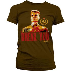 Rocky Dames Tshirt -L- I Must Break You Bruin