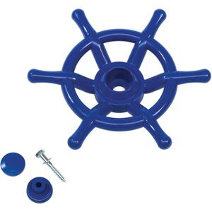 KBT Speelgoed Stuurwiel Boot in Blauw - Accessoire voor Speelhuisje of speeltoestel - 35 cm