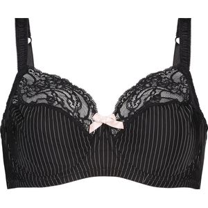 Hunkemöller Dames Lingerie Niet-voorgevormde beugel bh Adalyn - Zwart - maat E85