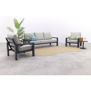 Verano stoel-bank loungeset (3-delig) - Royal Grey