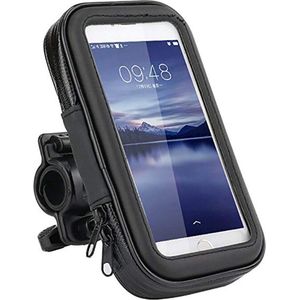 Telefoonhouder Fiets - Universeel en Schokbestendig voor GSM - Handsfree bellen - 360° Draaibaar - Smartphone Houder Fiets - Iphone - Samsung - Huawei