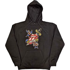 The Rolling Stones - Tattoo You Lick Hoodie/trui - XL - Zwart