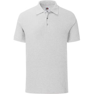 Fruit Of The Loom Heren Iconisch Piqué Poloshirt (Heather Grijs)