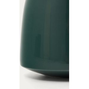 Kave Home - Vaas Sibla van groene keramiek 16 cm