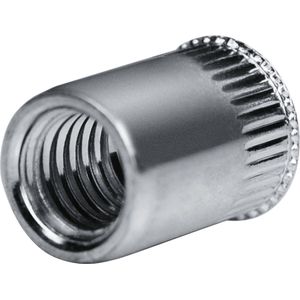 GOEBEL® - 250 x Blindklinkmoeren M 5 - Aluminium Alu AlMg 5 [ AISI 5056 ] (Ø x L) 6,9 mm x 11,5 mm - Klein verzonken kop Ronde schacht - Schacht einde Open - GO-NUT - 7550522000 - Linkmoeren - Klinkmoeren - Blindmoeren
