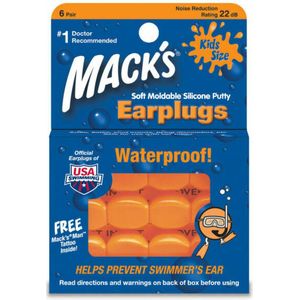 Macks - Kids earplugs pillow soft - Oordoppen - 6 paar - Tot en met 6 jaar