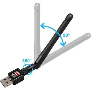 Wifi Antenna Adapter 150Mbps USB2.0 Wireless Network Card RTL8188FTV 2.4G Ethernet Wifi Receiver Access Point voor Desktop Laptop