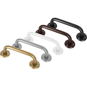 Zilveren Wandbeugel - Extra Grip - 30 cm - Handgreep / Wandgreep Voor Badkamer / Douche / Toilet - Toiletbeugel - Badgreep - Douchegreep - Non-Slip Grab Bar - Keuken - Trap - Handgreep Keukenkastjes - Veiligheidsgreep - Inclusief Schroeven
