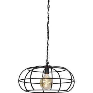 Light & Living Hanglamp Imelda - Ø53cm - mat zwart