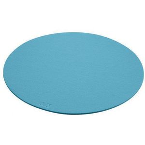 Daff Placemat - Vilt - Rond - 40 cm - Caribbean - Blauw