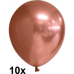 Chrome ballonnen, Koper, 10 stuks, 30 cm ! korting per hoevelheid