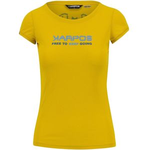 Karpos Val Federia T-shirt Met Korte Mouwen Geel M Vrouw