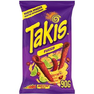 Takis - Fuego 1x 90 Gram - Hete Chips - Populair