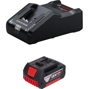Bosch Startset 1x GBA 18 V / 5 Ah / 5000 mAh Li-Ion accu ( 1600A002U5 ) + GAL 18V-160 Professionele lader ( 1600A02T5G )