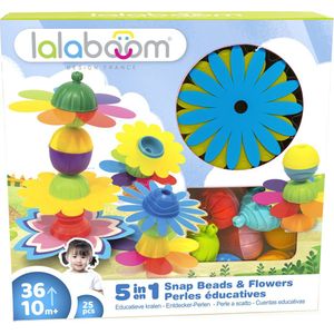 Lalaboom Educatieve Kralen en Bloemen - 25 Stuks