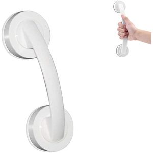 Klein Handgreep Met Zuignap - Handgreep met Zuignap - Douche Steun zonder Boren - Wandbeugel badkamer- Geschikt voor douche en toilet - Veiligheidsgreep - Vochtbestendig - Handvat voor ouderen en kinderen