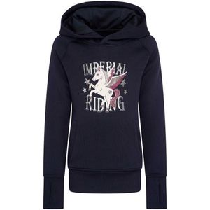 Imperial Riding - Kids - Hoodie - Rocky - Navy - 128