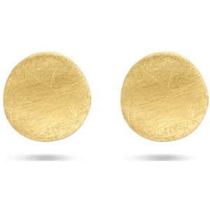 14K geelgoud oorknoppen scratch 4026946