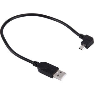 Mobigear USB-A naar Micro USB Kabel 0.3 Meter - Zwart