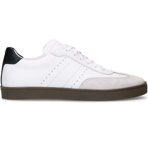 Manfield Leren Sneakers Wit